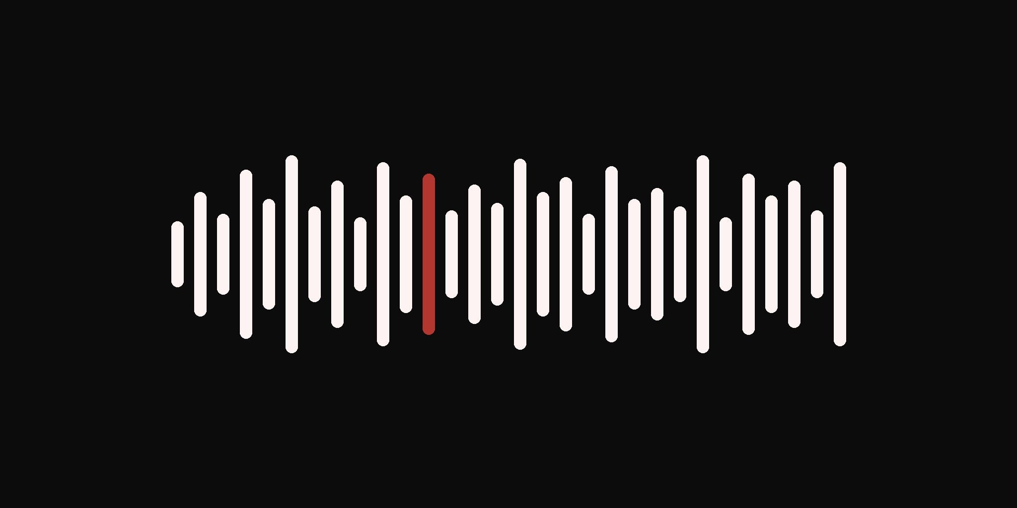 After Midnight Waveform auf Schwarz