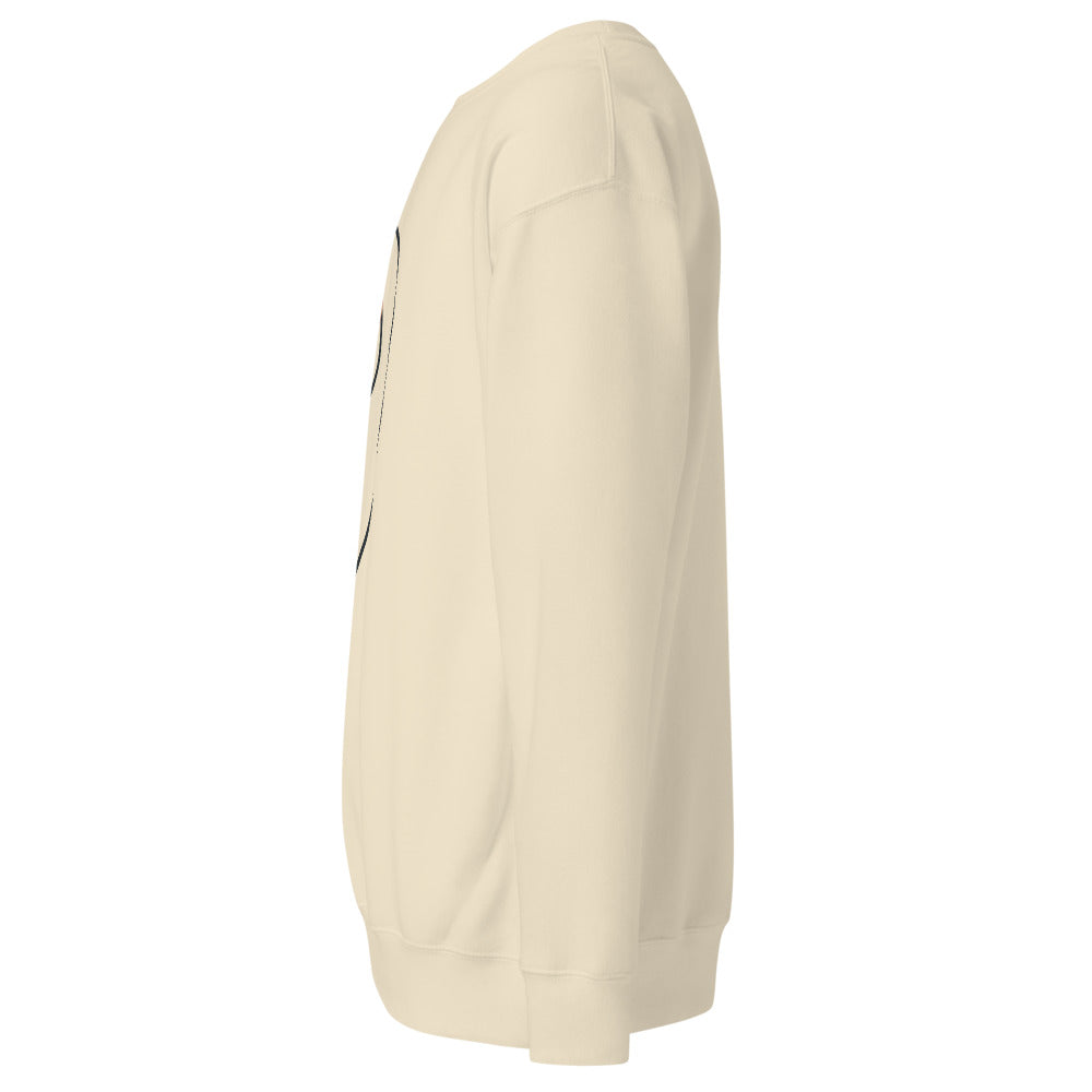 waymark Basecamp Crewneck in Natur – linke Seitenansicht