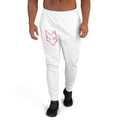 WOXWILD Joggers mit Neon-Fuchs-Motiv am rechten Bein, schwarz